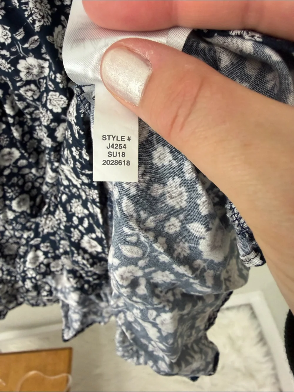 J. Crew Mercantile Faux Wrap Floral Dress Women’s Sz 14T - Picture 7 of 9